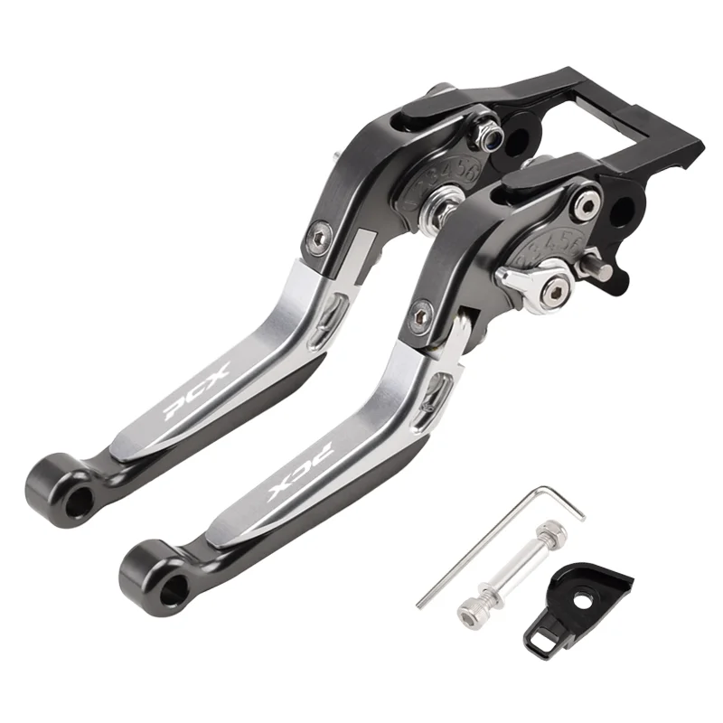 CHEKIS echtes Motorradzubehör für HONDA PCX125 PCX160 ABS-Version spezielle modifizierte Bremshupe mit Feststellfunktion Bremshebel Feststellbremshebel Handbremse verstellbarer Griff faltbarer Dosengriff – Detail 29