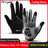 New Cycling Gloves Full Finger Winter Bike Gloves  Anti-Slip Shock-Absorbing Touchscreen Bicycle Gloves Men And Women Gloves 2