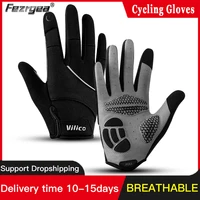 New Cycling Gloves Full Finger Winter Bike Gloves  Anti-Slip Shock-Absorbing Touchscreen Bicycle Gloves Men And Women Gloves 2