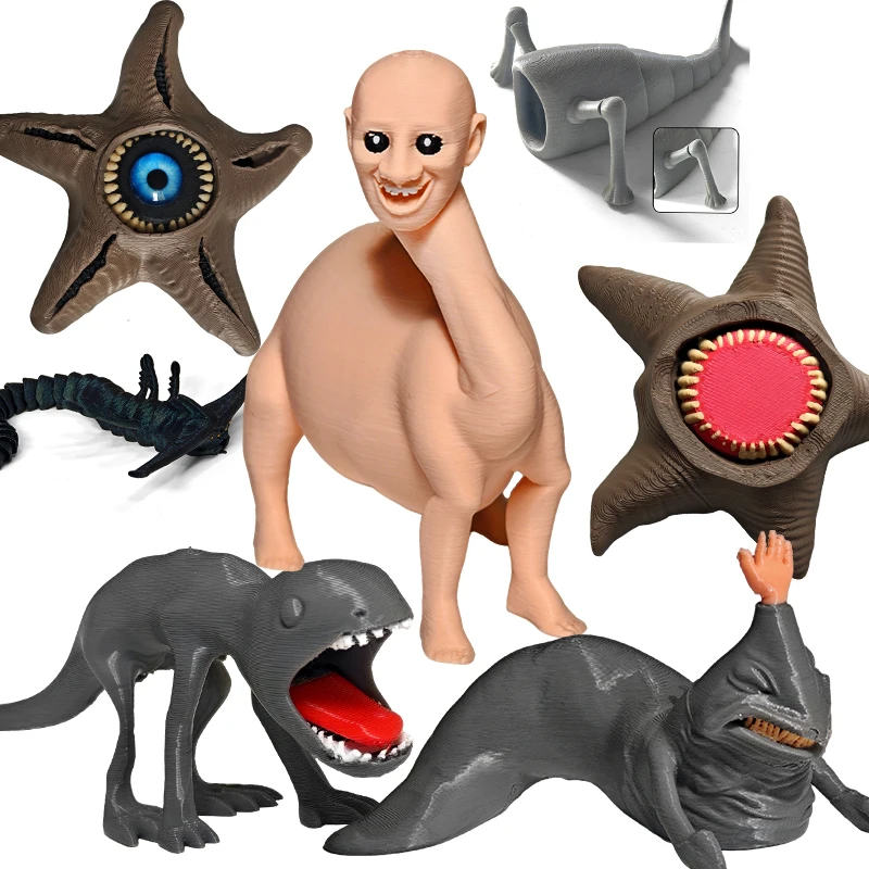 Deep Sea Monster Articulated Fidget Toy – Collectible Stress Relief Desk Creature