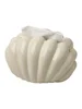 Nordic Creative Shell Shape Tissue Box Tissue Holder Home Decora Tissue Box Cover Housewarming Gifts Ceramic Crafts Accessories 6