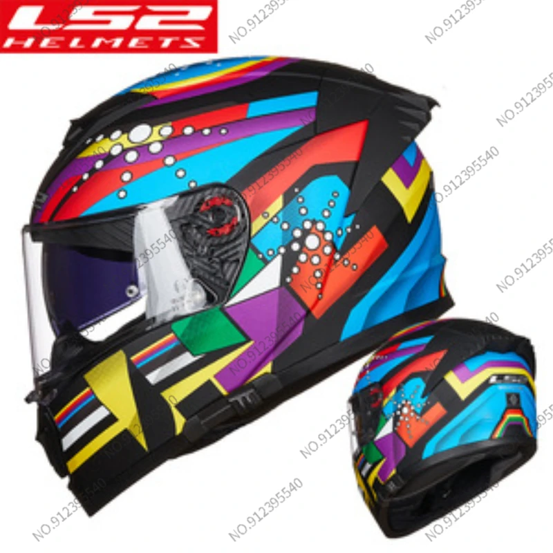 

LS2 FF390 Racing casco moto Breaker Full Face Motorcycle Helmet Dual Visor capacete ls2 Original kask motocyklowy casque moto