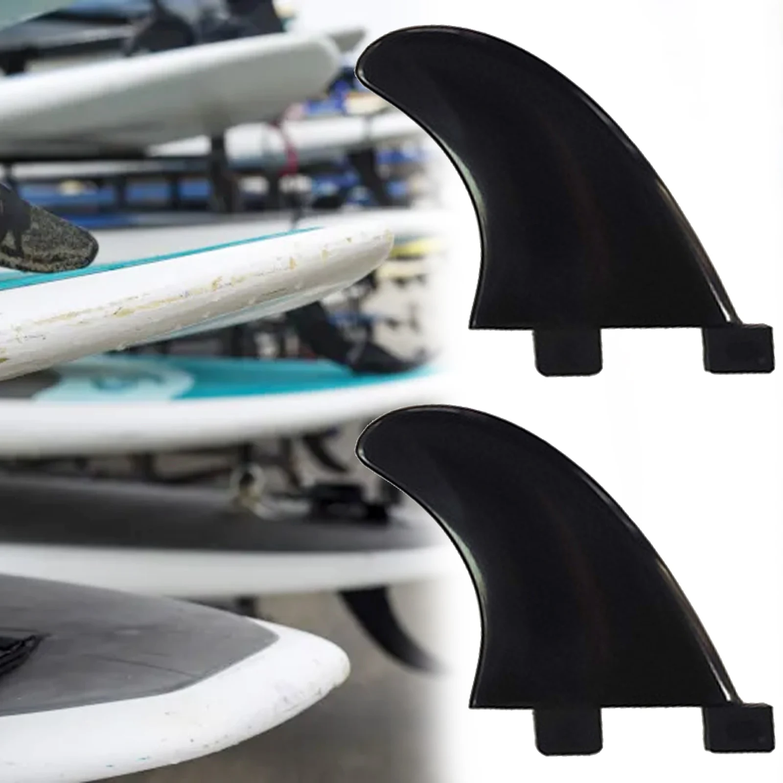 

Плавник доски для серфинга плавник аксессуары для офиса на открытом воздухе стекловолокно Нейлон Пластик усиленная Замена 2 шт. прочный