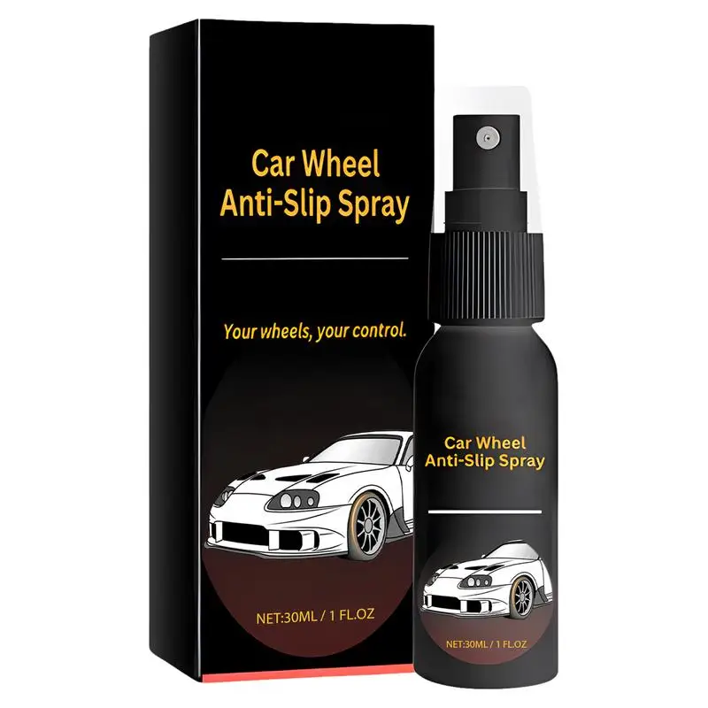 

Wheel Anti-Slip Cleaner 30ml Car Wheel Care Agent Anti-Skid Spray Cleaning Refurbishing Agent Car Wheel Cleaner For Vehicle Cars