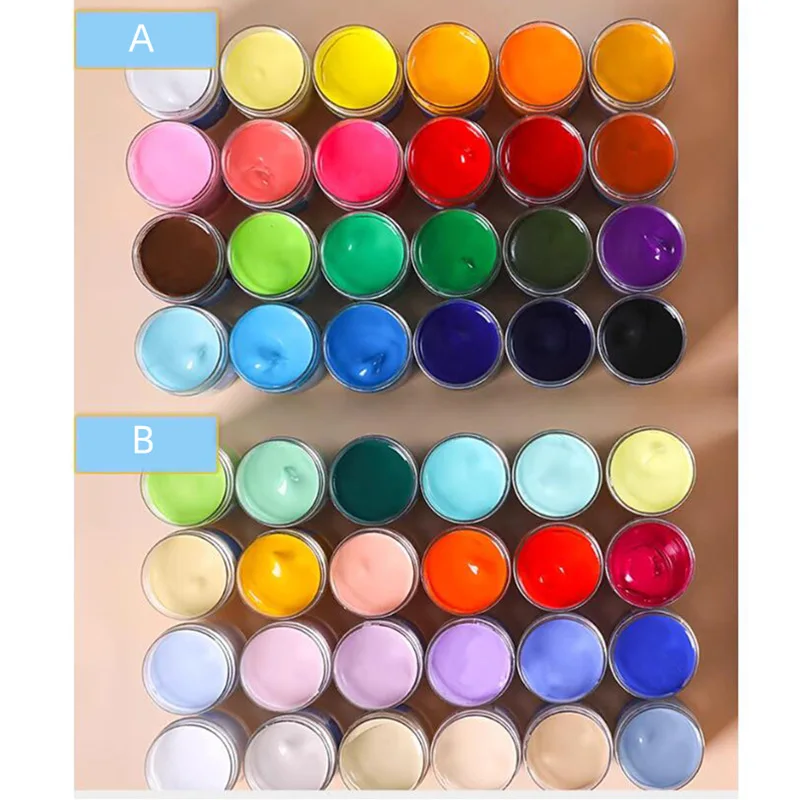 Madisi 탈검 과슈물감, 무독성 속건성 전문 구아슈 수채화 페인트, 페인팅 아티스트용, 22ml, 24 색