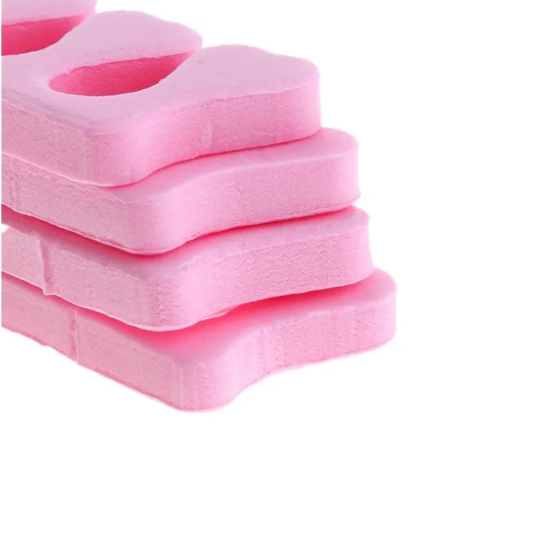 Monja 100Pcs Nail Art Soft Foam Sponge Finger Toe Separators Extending Painting Coating Anti Touch Separate Manicure Tools