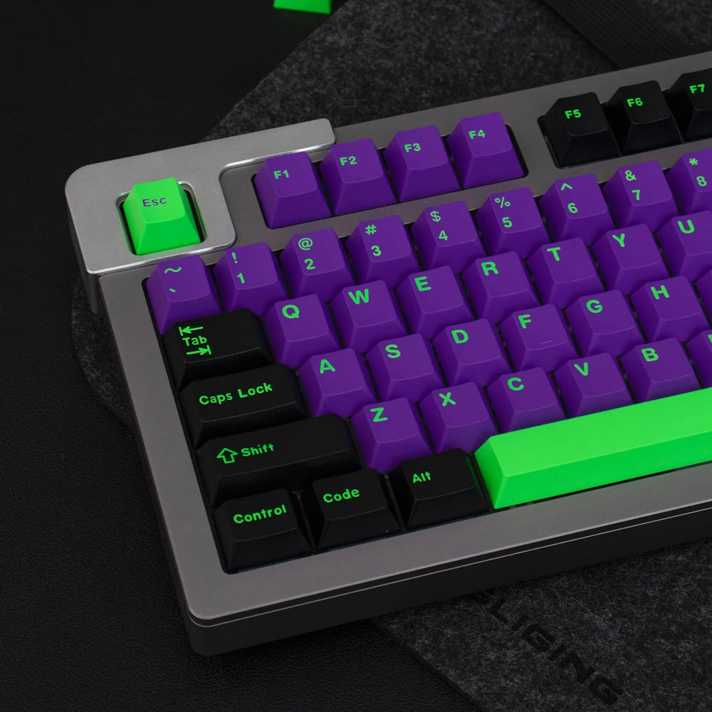 Gmk Clones Mecha01 Eva Keycaps Perfil Cereja Keycap Dye Sub para Teclado Mecânico 1.75u 2u Shif Iso Enter Key 152 Chaves - Imagem 6