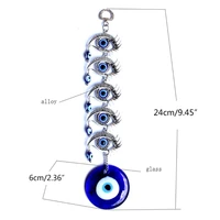 Turkish Blue Evil Eye Amulets Wall Hanging Pendant Home Decor Ornament Blessing 2