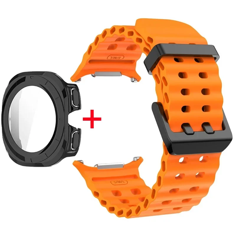Ultimate 2-in-1 Watch Protection & Style Set with Strap, Case, and Screen Protector