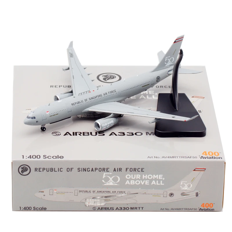 

1:400 Scale Model Singapore Air Force MRTT Aerial Tanker 761 Diecast Alloy Airplane Display Collection Decoration For Adult Toys