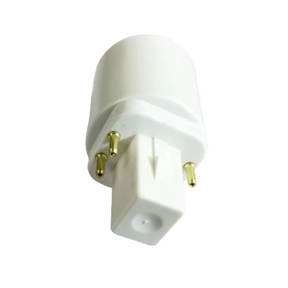 G24 to E26/E27 Adapter 1PCS G24Q Light Socket Adapter G24q to Screw Lamp Bulb Holder Converter White lamp holder,lamp bulb holder,socket converter,lamp socket adapter