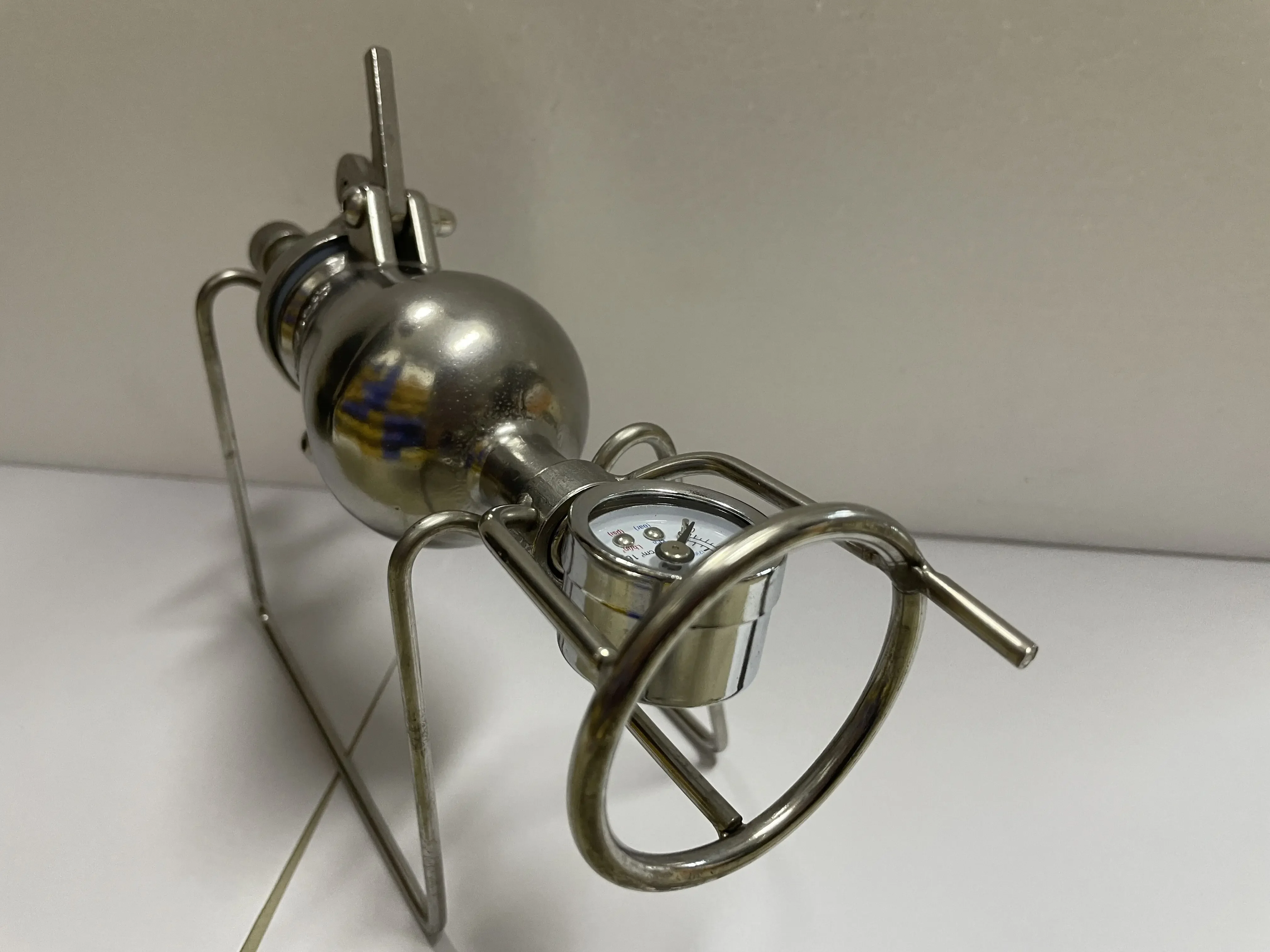 Hand Popcorn Machine Open Firing Popcorn Puffing Machine Stainless Steel Mini Popper Small Manual Maker Open Firing