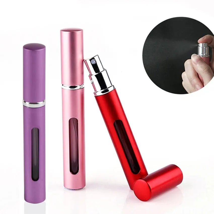 PORTABLE REFILLABLE PERFUME BOTTLE - Ultra-fine Spray Bottle with 0.17 Oz. Capacity for On-the-go Perfume Use. 6