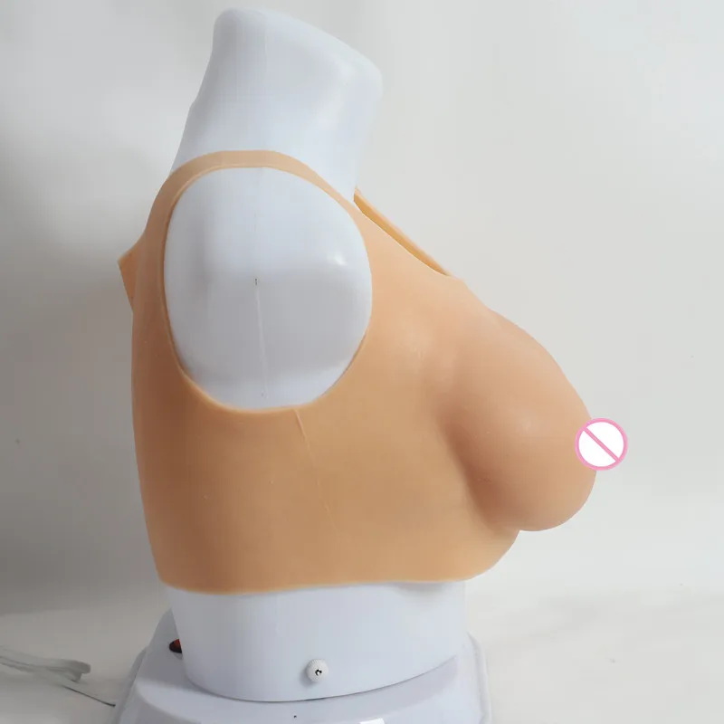 Sissy Artifical Huge Chest Silicone Breast Forms Boobs for Mastectomy Man Disguised as A Woman Transvestite Chest Wear Sex Toys