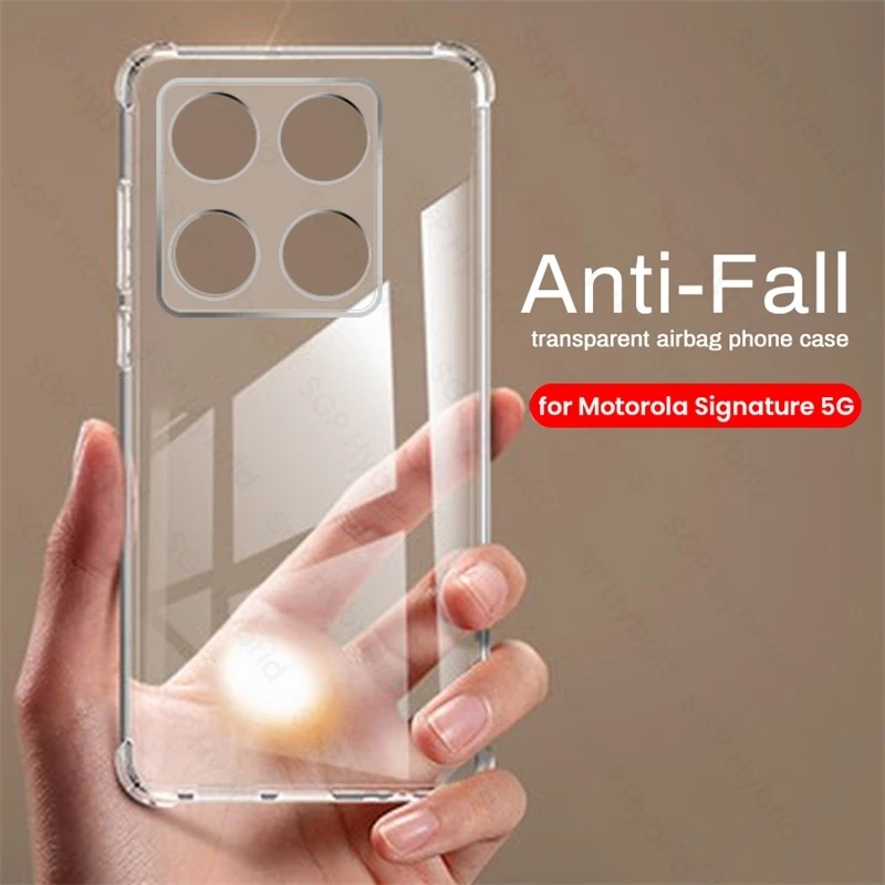 Premium Clear Silicone Shockproof Case with Airbag Protection - 1.5MM Thick