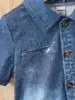 2025 New Imitation Cotton Fabric Denim Digital Print Lapel Short Sleeve Shorts Version Trend Retro For Boys Outdoor 2 Sets 5
