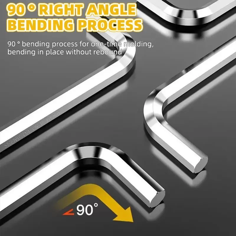 Metric/Imperial Wrench Mini Size Inside Hexagon Wrench Set L-shaped Tight Spaces Portable Pocket Tool Kit 5/8/11pcs