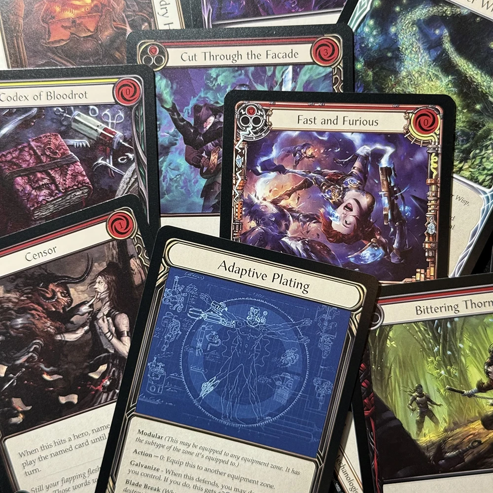 FAB Regular Cards Flicker Wisp Adaptive Plating Codex of Bloodrot