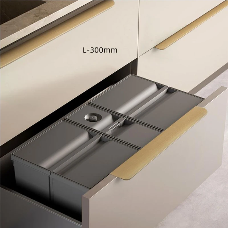 Wardrobe Door Handle Aluminum Alloy Non Perforated Circular Arc Invisible Long Handle Cabinet Edge Sealing Hidden Handle furniture handles kitchen door handles