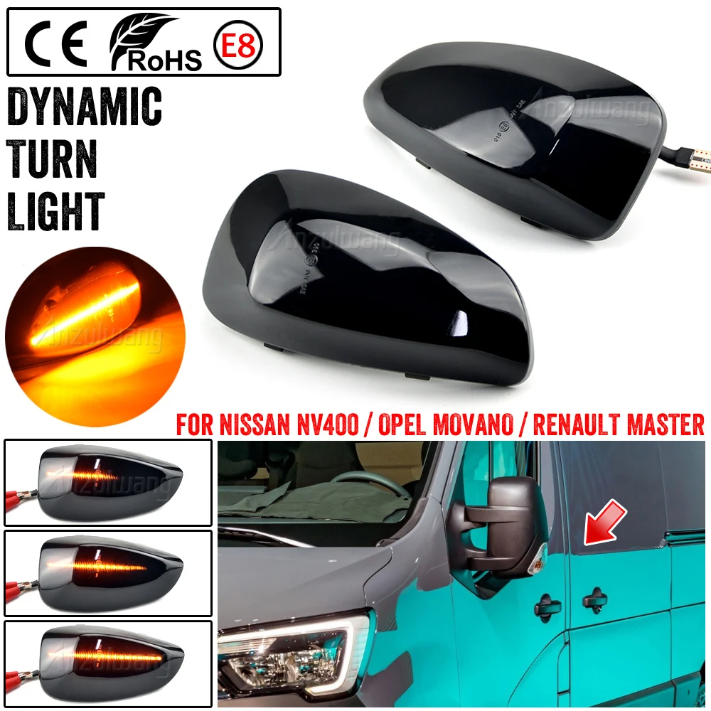 Fit for Renault Master III 3 EV FV HV JV UV 2010 2011 2012 2013 2014 - 2023  Dynamic LED Side Mirror Turn Light Signal Lamp - AliExpress