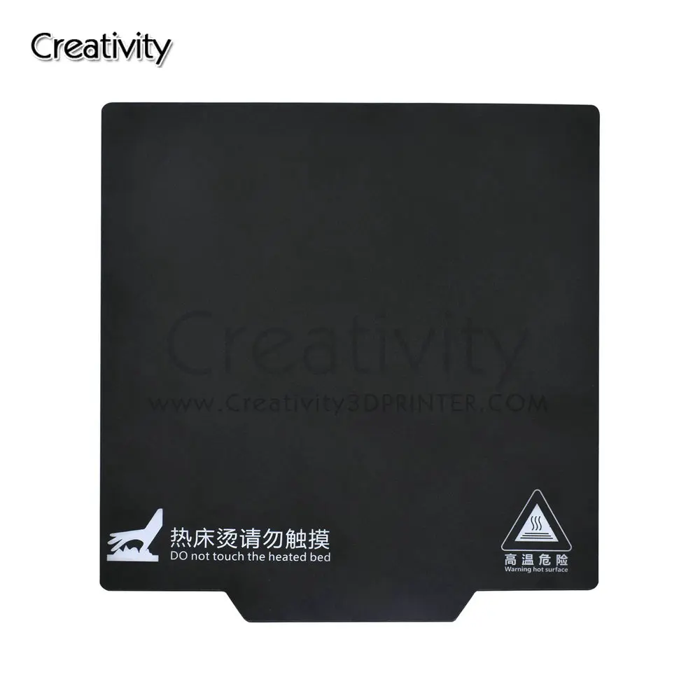 Creativity 3D 310*310mm Flexible Magnet Build Surface Plate Heated Bed Parts Magnetic Sticker with Handle for elf  printer