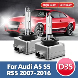 Premium Super Brightness 6000K Xenon HID Headlight Bulb - 1 Pair (5 - Year Warranty)