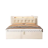 Décoration moderne lit de rangement adolescentes Double simple reine taille meubles de maison élégants chambre parfaite Cama Casal décor 6