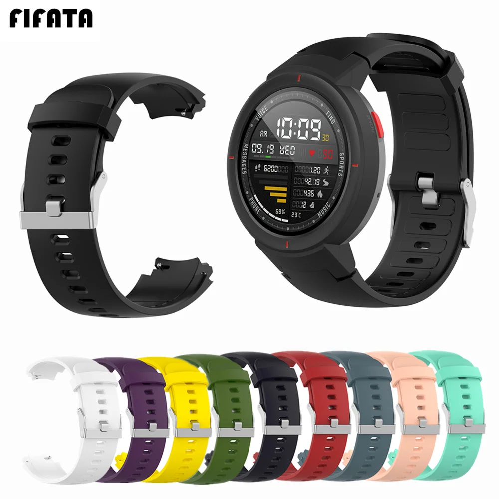 FIFATA Watchband Silicone Wrist Strap For Xiaomi Amazfit Verge