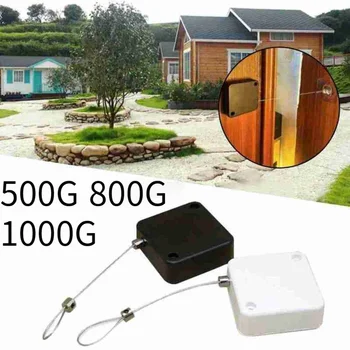 Automatic Sensor Door Closer Punch-Free Adjustable Surface Door Stopper Automatically Close Door Bracket Closer Home Improvement 1