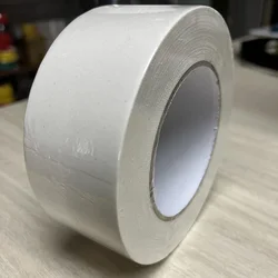 Versatile Matte Black & White Gaffer Tape - Non - Reflective, Heavy Duty, Easy Tear for Photography, Filming, and Stage Use (White)