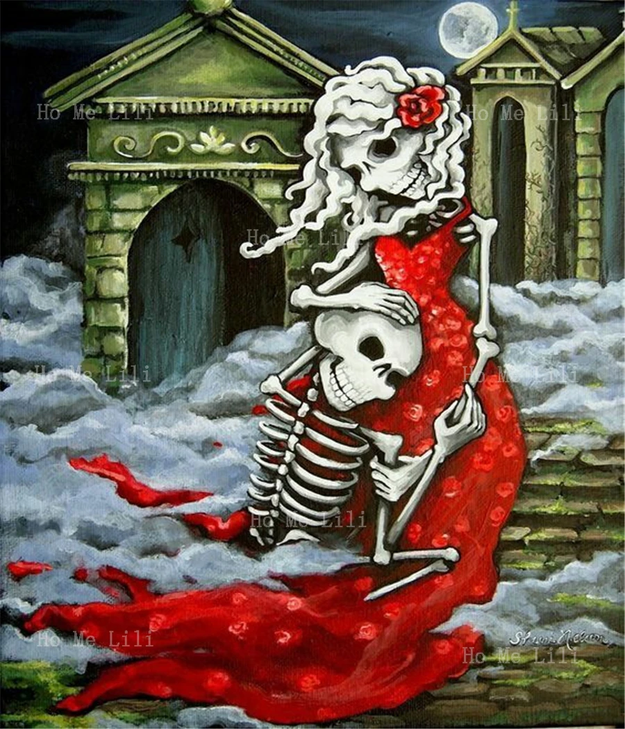 Skeleton Couple Art
