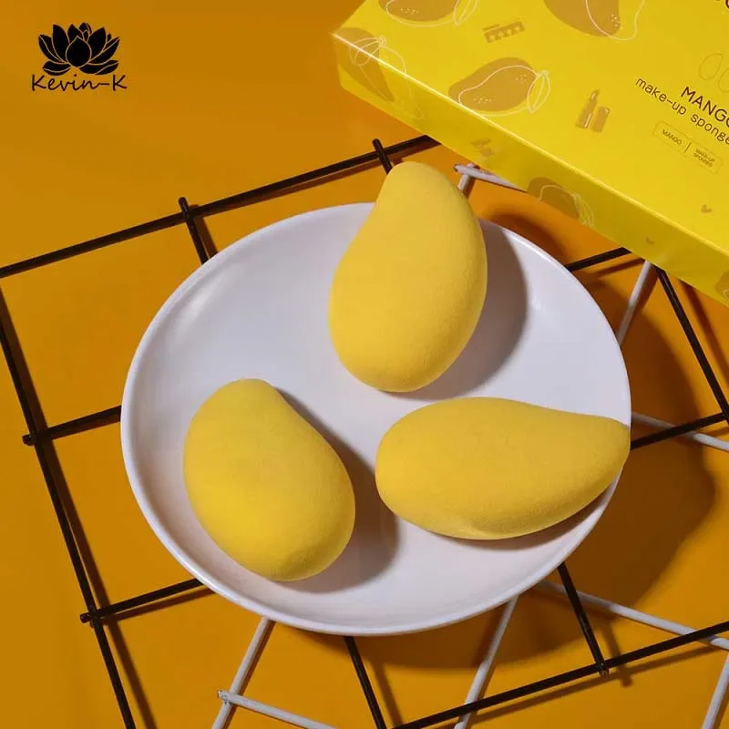 Little Mango Makeup Egg Makeup Puff Non Mangiare Polvere Spugna Egg Mango Makeup Egg Make Up Sponge Beauty