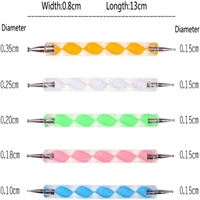 Experience Enhanced Crafting with Professional, Versatile 5-Piece COMIART Ball Stylus Set - Ideal for Nail Art, Sculpting, Embos 2