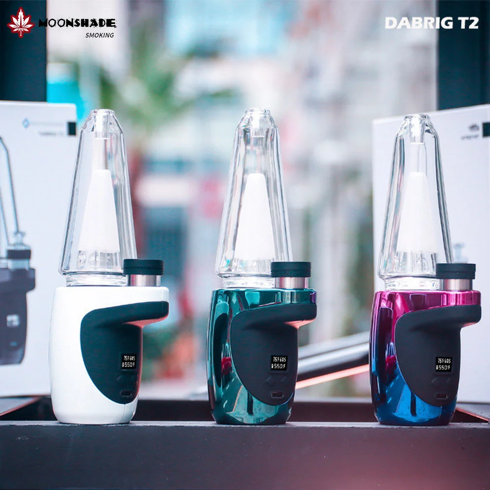 MOONSHADE New Electric Dab Rig T2 Dabcool 1500mah Battery Wax Pipe