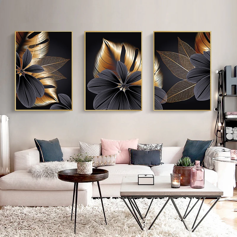 

CHENISTORY Frameless 3pc DIY Painting By Numbers Abstract Flowers Picture By Numbers Kits For Adults Diy Gift Home Wall Art Deco