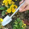 Bonsai Soil Stainless Steel Gardening Spade Digging Weeding Garden Shovel Pointed /Square Shovel Integrated Shovel Rake 3