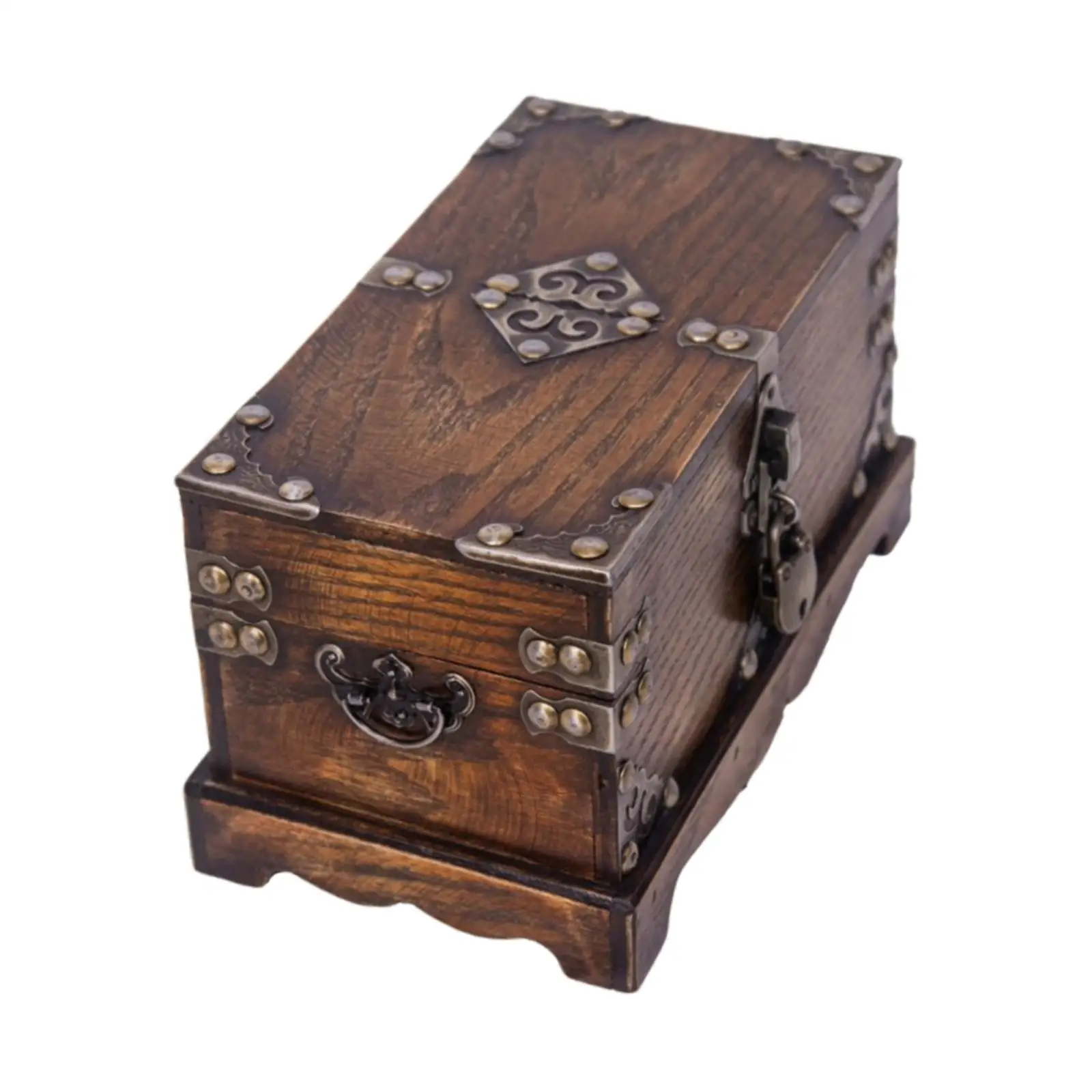 Wooden Storage Box Jewelry Box Creative Stable Handmade Easy to Use Small Wooden