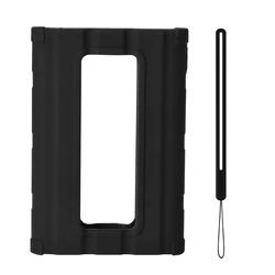 Silicone Protective Sleeve with Lanyard for SSDs - Anti - Scratch Case (Black)