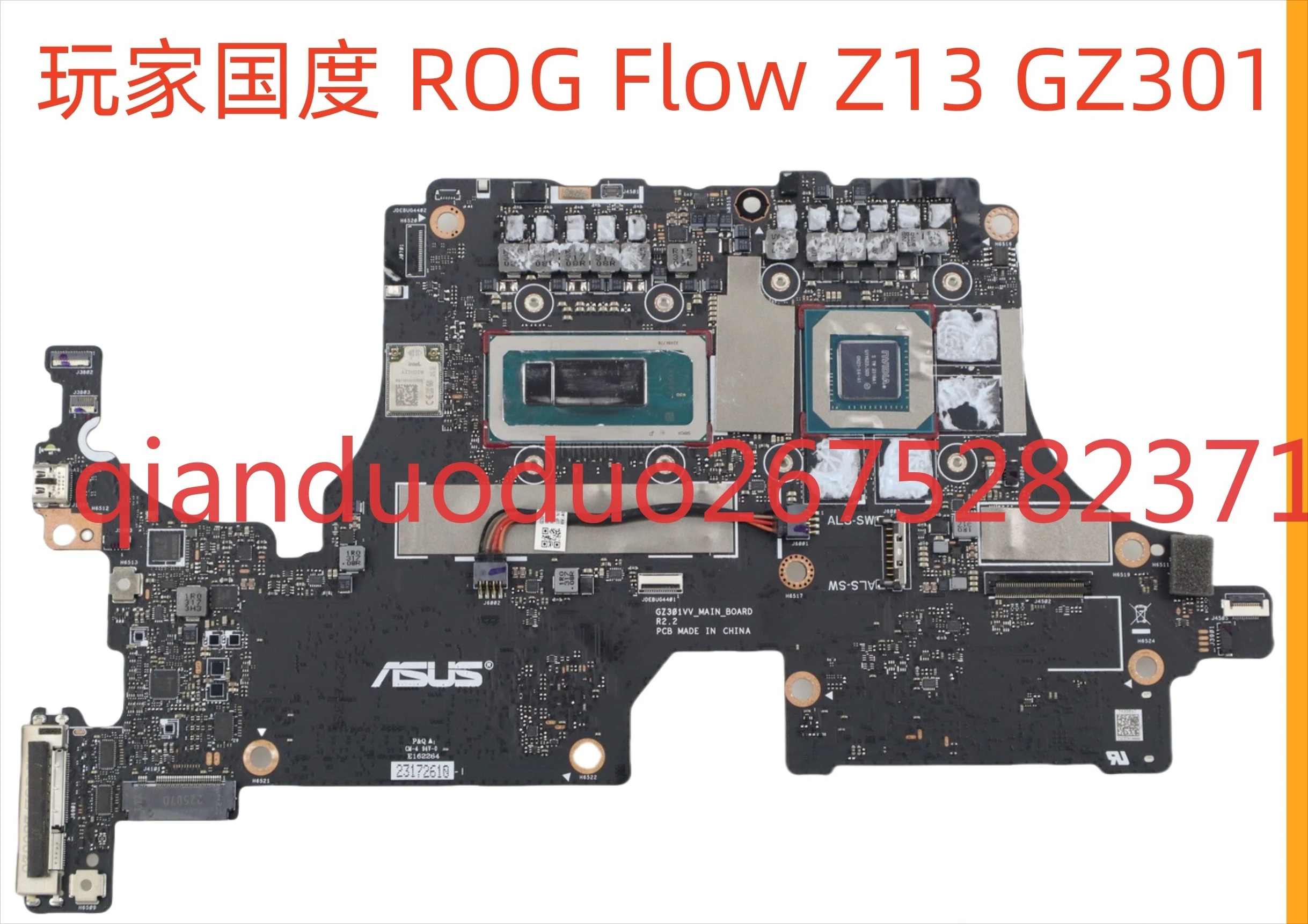 For ASUS ASUS ROG Flow Z13 GZ301 main board GZ301VV NR2201ZE