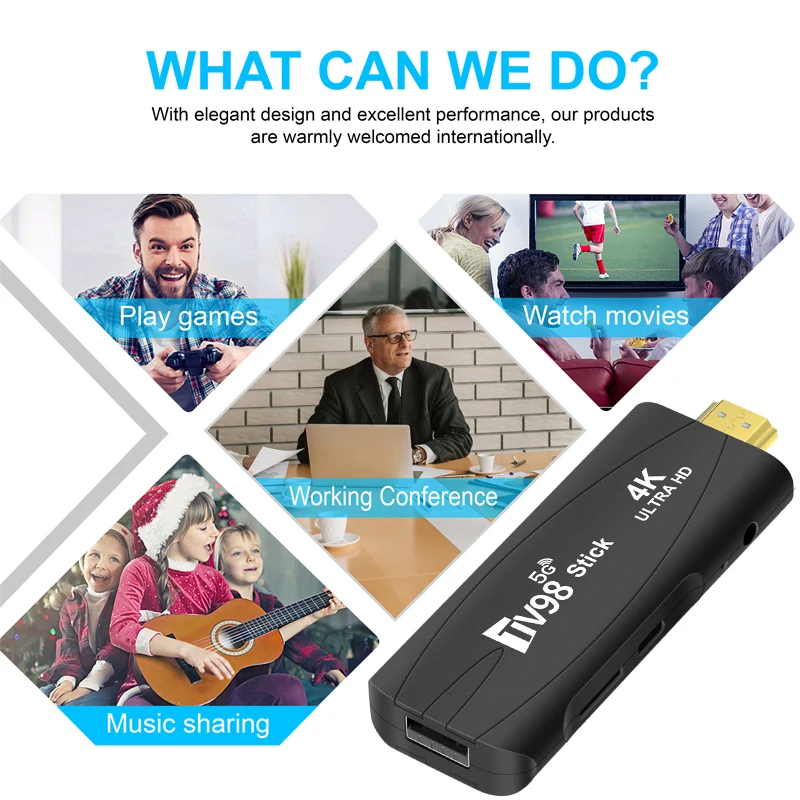 Android Smart Tv 4k Mini Stick  Mini Android Tv Box Hdmi Stick - H98 Mini  Smart Tv - Aliexpress