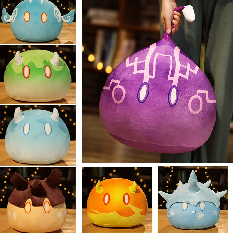 Cute Slime Fluffy Game Genshin Impact Theme Plush Toy Throw Pillow Keli Dango Toys Birthday Xmas Gift Kids |