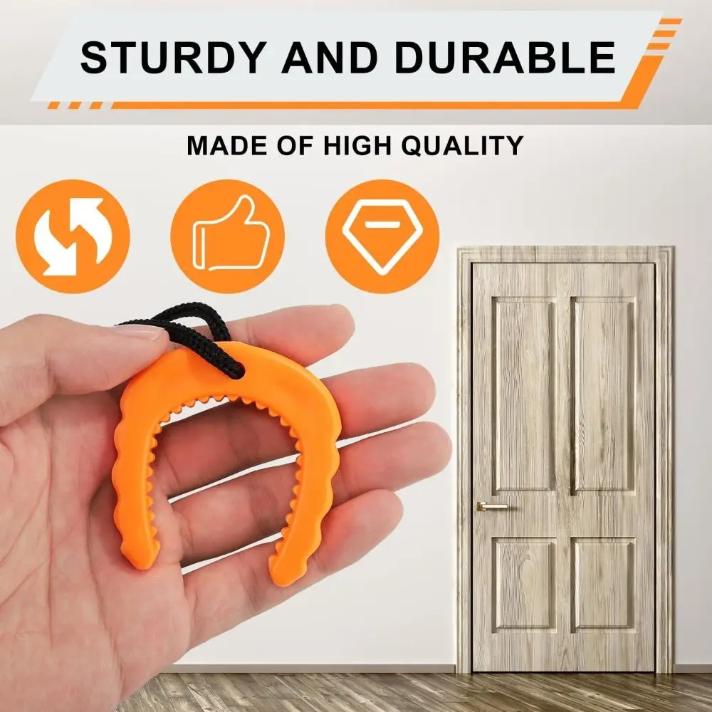 Rubber Door Stop Easy to Use Rubber Door Jam Firefighter Gear Wedge Firefighter Wedge Door Stop Alarm