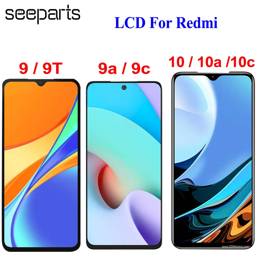 

Tested For Xiaomi Redmi 9t 9 9a 9c LCD Display Touch Glass Sensor Screen Digitizer Assembly for Redmi 10 10c 10a lcd Screen