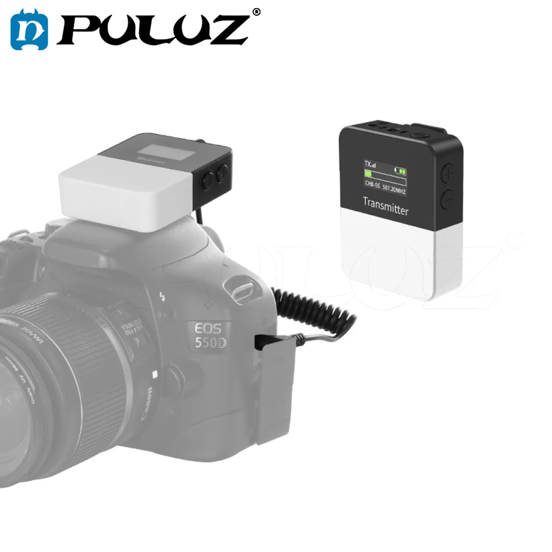

PULUZ Vlog Video Wireless Lavalier Microphone For Phone Camera Laptop Record Studio YouTube Streaming GT