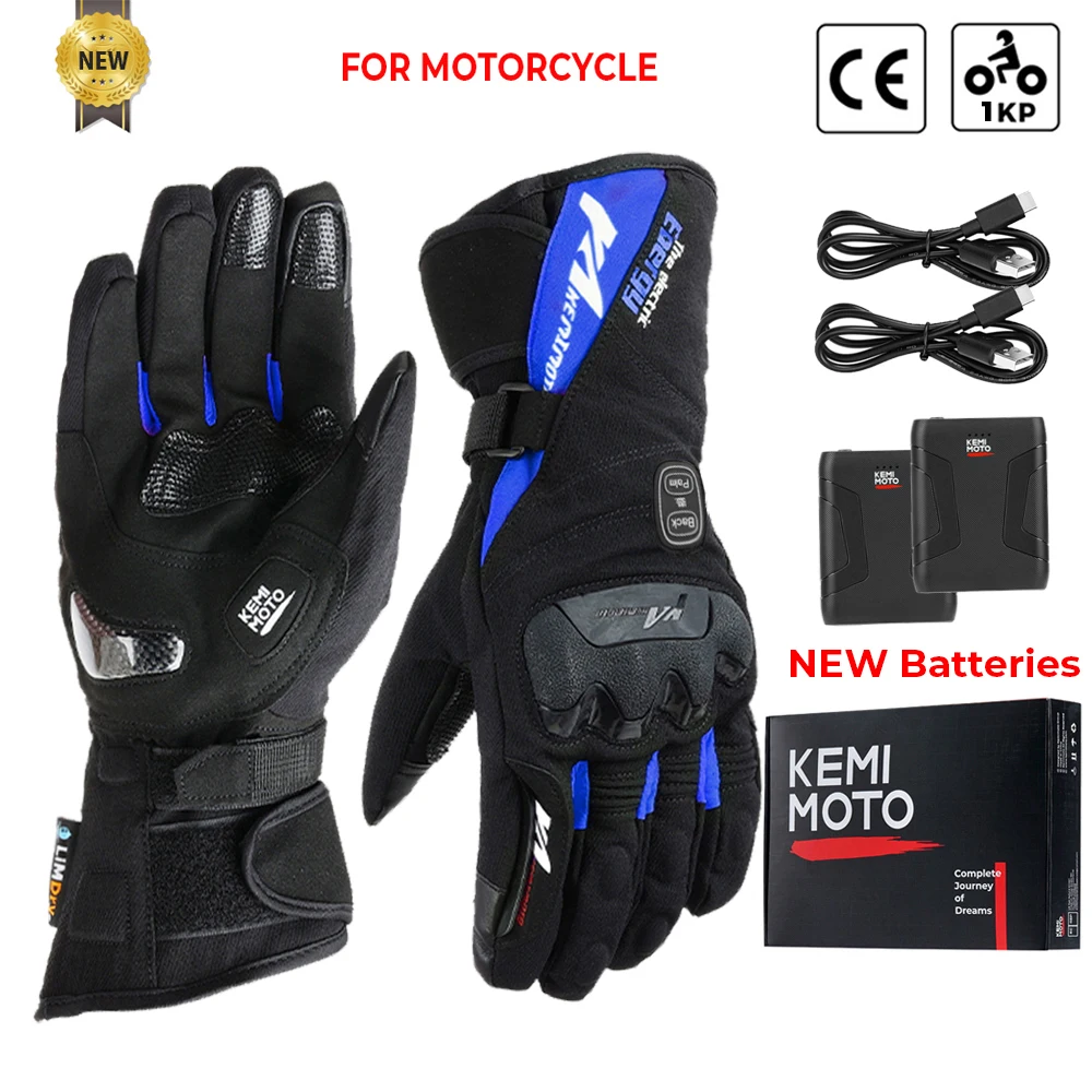 KEMIMOTO Winterhandschoenen, motorhandschoenen, winterhandschoenen voor heren, regenbestendige rijhandschoenen met touchscreen, warme motorhandschoenen voor paardrijden, ATV, UTV wandelen KEMIMOTO Winterhandschoenen, motorhandschoenen, winterhandschoenen voor heren, regenbestendige rijhandschoenen met touchscreen, warme motorhandschoenen voor paardrijden, ATV, UTV wandelen