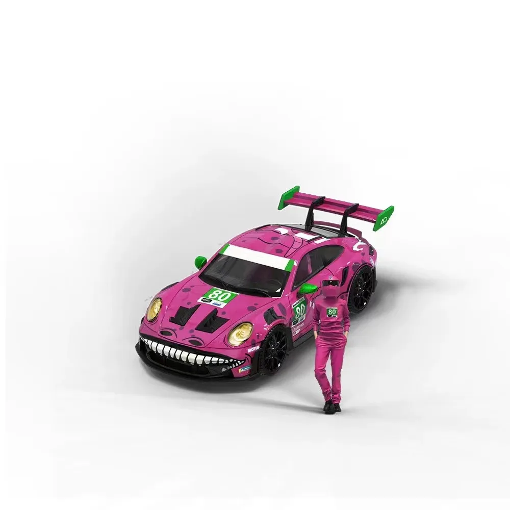 TIME MICRO/STAR RACE 1:64 Pink/green Tyrannosaurus Painting Alloy