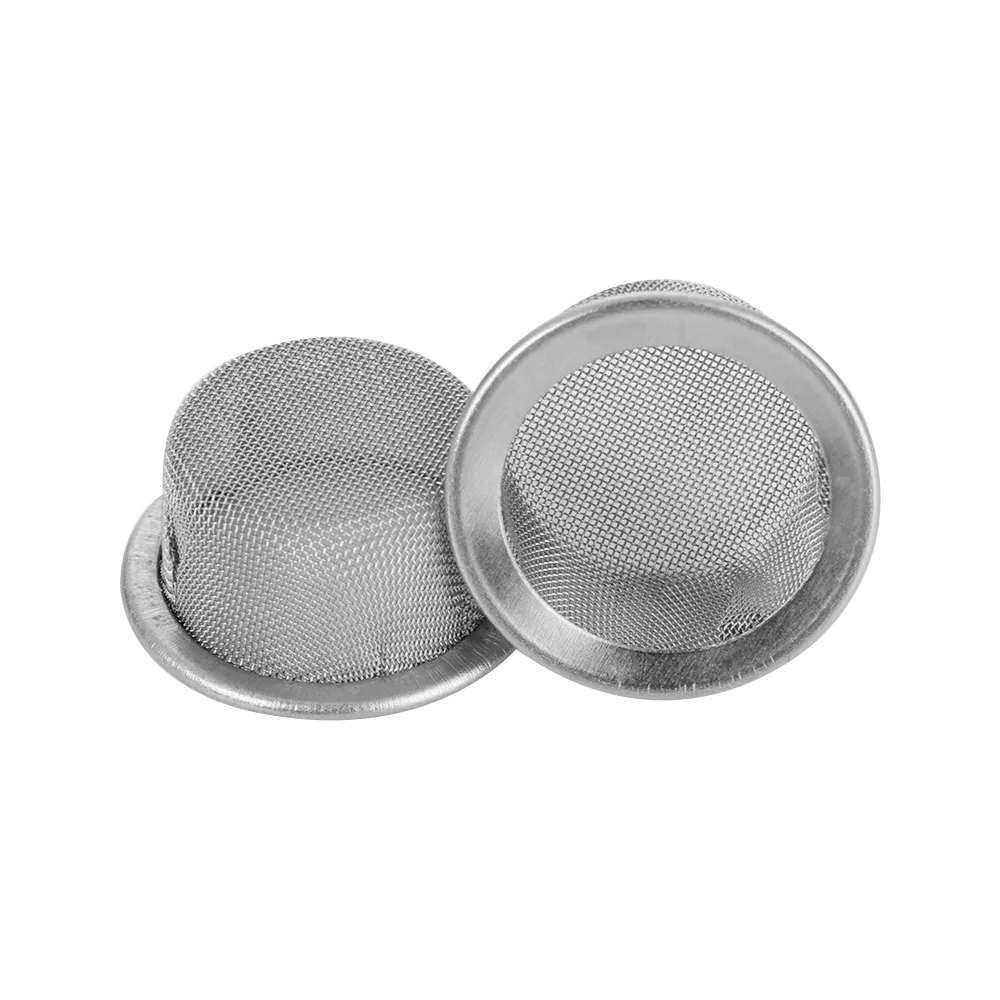 16MM Tobacco Smoking Pipe Metal Filter 100 Mesh Stainless Steel Mesh Screen Pipe Filter Replaceable Accessories 10/20/50Pcs tobacco pipe smoking pipe filters