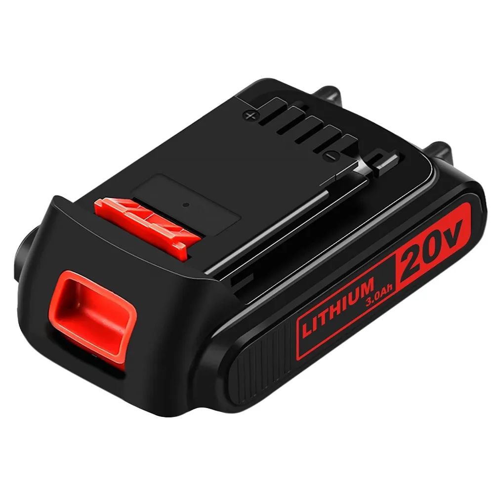 LBXR20 3000mAh Replace for Black and Decker 20V Battery MAX Lithium LBXR20  LB20 LBX20 LBXR2020-OPE LBXR20B-2 LB2X4020 LST220 Cordless Power Tool NEW 