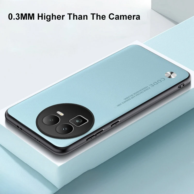 Luxury PU Leather Shockproof Phone Case - Full Protection Back Cover