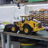 RTR E260L RC Hydraulic Loader 1/14 Radio Control Metal Heavy Duty Machine Car Construction Vehicle Quick Coupler Light Sound Toy 2